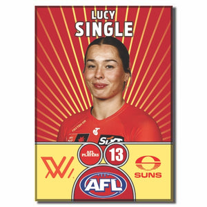 AFLW S10 GOLD COAST SUNS - SINGLE, Lucy