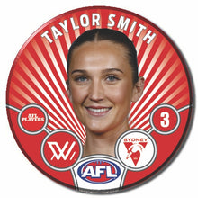 AFLW S11 SYDNEY SWANS - SMITH, Taylor