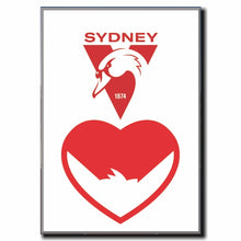 SYDNEY SWANS SUPPORTER MAGNETS