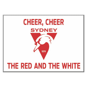 SYDNEY SWANS SUPPORTER MAGNETS