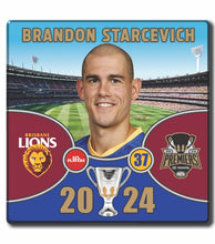 2024 AFL PREMIERS - BRISBANE LIONS - STARCEVICH, Brandon