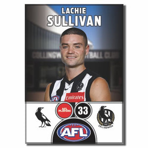 2025 AFL Collingwood Football Club - SULLIVAN, Lachie