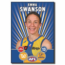 AFLW S11 WEST COAST EAGLES - SWANSON, Emma