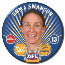 AFLW S11 WEST COAST EAGLES - SWANSON, Emma
