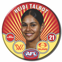 AFLW S11 GOLD COAST SUNS - TALBOT, Heidi