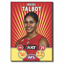 AFLW S11 GOLD COAST SUNS - TALBOT, Heidi