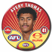 AFL 2026 GOLD COAST SUNS Football Club - THOMAS, Avery