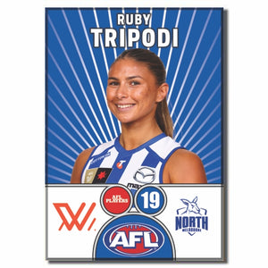 AFLW S10 NORTH MELBOURNE - TRIPODI, Ruby