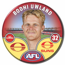 2025 AFL Gold Coast Suns Football Club - UWLAND, Bodhi