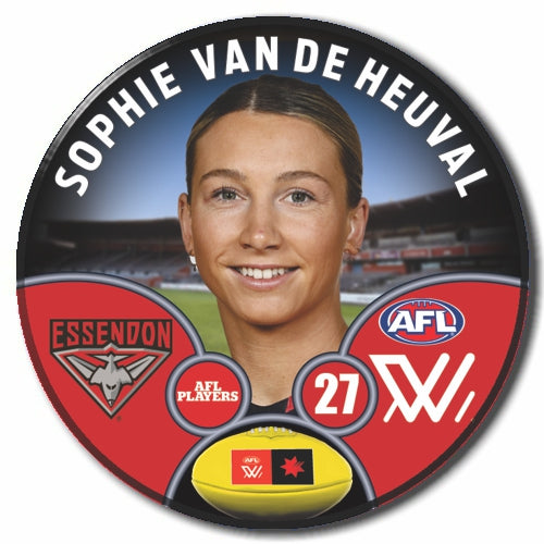 AFLW S9 Essendon Football Club - VAN DE HEUVAL, Sophie