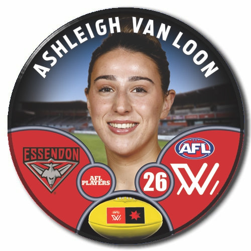AFLW S9 Essendon Football Club - VAN LOON, Ashleigh