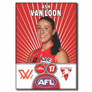 AFLW S10 SYDNEY SWANS - VAN LOON, Ash