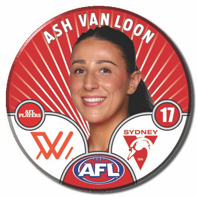 AFLW S10 SYDNEY SWANS - VAN LOON, Ash