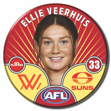 AFLW S10 GOLD COAST SUNS - VEERHUIS, Ellie
