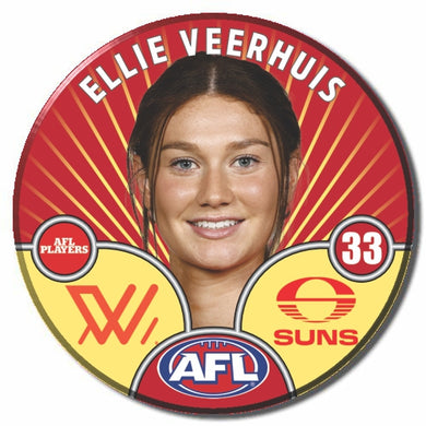 AFLW S10 GOLD COAST SUNS - VEERHUIS, Ellie
