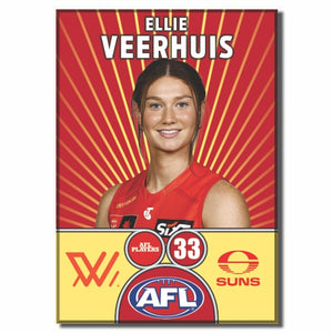 AFLW S10 GOLD COAST SUNS - VEERHUIS, Ellie