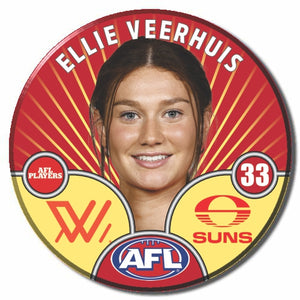 AFLW S10 GOLD COAST SUNS - VEERHUIS, Ellie