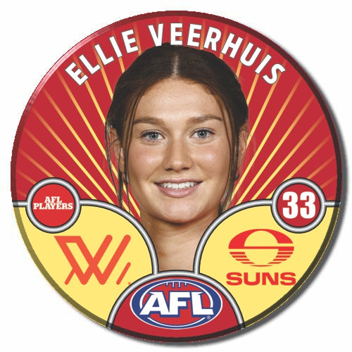 AFLW S10 GOLD COAST SUNS - VEERHUIS, Ellie