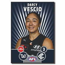 AFLW S11 CARLTON -  VESCIO, Darcy