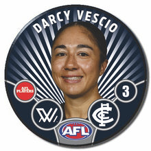 AFLW S11 CARLTON -  VESCIO, Darcy