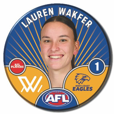 AFLW S10 WEST COAST EAGLES - WAKFER, Lauren