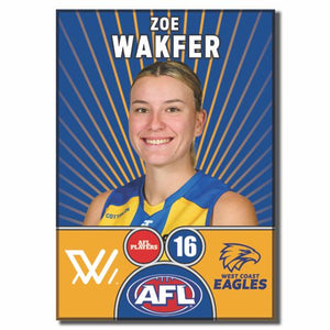 AFLW S10 WEST COAST EAGLES - WAKFER, Zoe