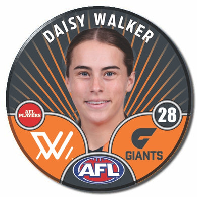 AFLW S10 GWS GIANTS - WALKER, Daisy