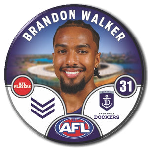 2025 AFL Fremantle Football Club - WALKER, Brandon