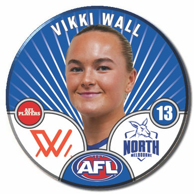 AFLW S10 NORTH MELBOURNE - WALL, Vikki