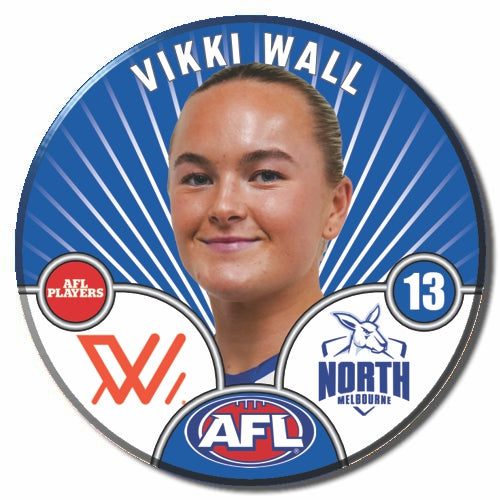 AFLW S10 NORTH MELBOURNE - WALL, Vikki