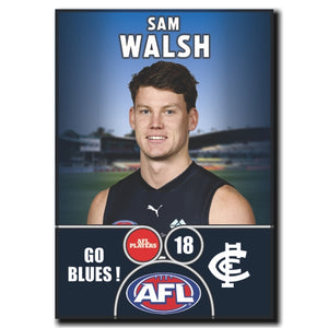 2025 AFL Carlton Football Club - WALSH, Sam