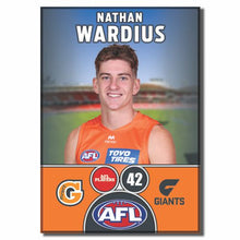 2025 AFL GWS Giants Football Club - WARDIUS, Nathan