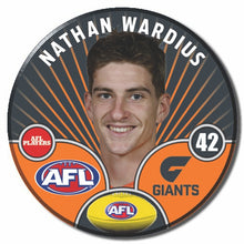 AFL 2026 GWS GIANTS Football Club - WARDIUS, Nathan