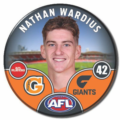 2025 AFL GWS Giants Football Club - WARDIUS, Nathan