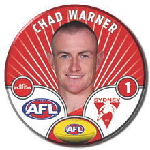 AFL 2026 SYDNEY SWANS Football Club - WARNER, Chad