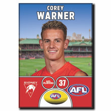 2024 AFL Sydney Swans Football Club - WARNER, Corey