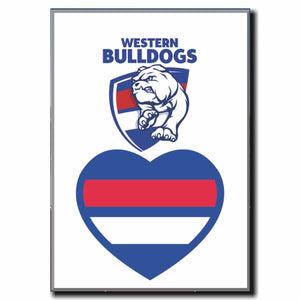 WESTERN BULLDOGS SUPPORTER MAGNETS