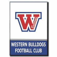 WESTERN BULLDOGS SUPPORTER MAGNETS