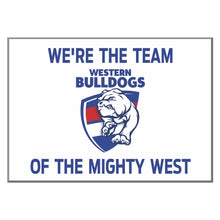 WESTERN BULLDOGS SUPPORTER MAGNETS