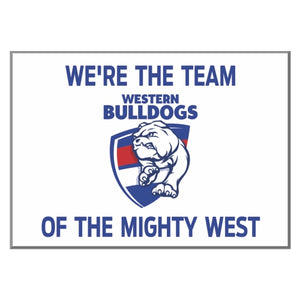 WESTERN BULLDOGS SUPPORTER MAGNETS