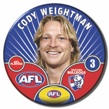 AFL 2026 WESTERN BULLDOGS Football Club - WEIGHTMAN, Cody
