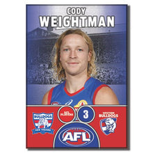 2025 AFL Western Bulldogs Football Club - WEIGHTMAN, Cody