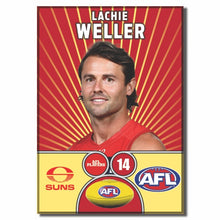 AFL 2026 GOLD COAST SUNS Football Club - WELLER, Lachie
