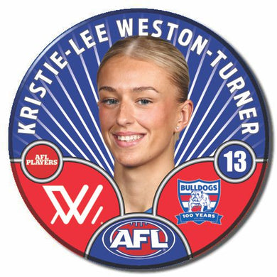 AFLW S10 WESTERN BULLDOGS - WESTON-TURNER, Kristie-Lee