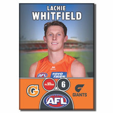 2025 AFL GWS Giants Football Club - WHITFIELD, Lachie