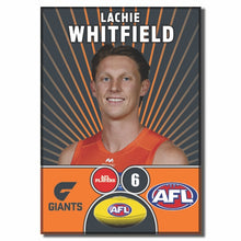AFL 2026 GWS GIANTS Football Club - WHITFIELD, Lachie