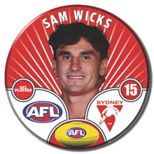 AFL 2026 SYDNEY SWANS Football Club - WICKS, Sam