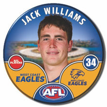 2025 AFL West Coast Eagles Football Club - WILLIAMS, Jack