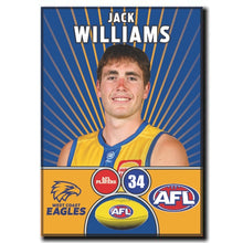AFL 2026 WEST COAST EAGLES Football Club - WILLIAMS, Jack