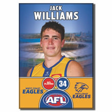 2025 AFL West Coast Eagles Football Club - WILLIAMS, Jack